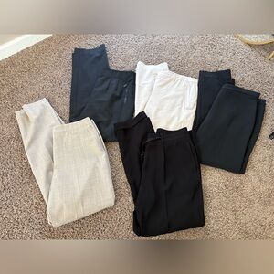 Lot Worth Dress Pants Capsule Wardrobe Basics Wool Trousers Lot Of 5 Size 12 / L